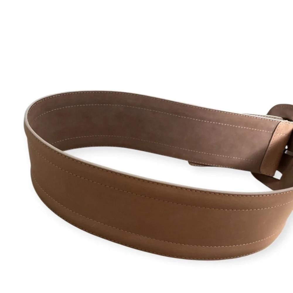 Michael Kors Leather Wide Belt Large